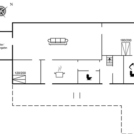 Апартаменты Blome - 350m From The Sea In Nw Jutland By Interhome Лёккен